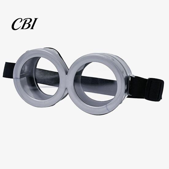Adjustable Elastic Goggles 3Pcs Halloween Costume Accessories, Yellow Knitted Hat Steampunk Retro Style Gloves Adults Cosplay Party Set for Men Women