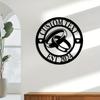 Personalized Metal Wall Art Family Name Sign Rustic Wedding Decor Custom Address Plaque Gift
