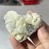 1pcs Amethyst Geode Heart Shaped Crystal Healing Crystals Stones Titanium Rainbow Aura Amethyst Cluster Angel Aura Quartz