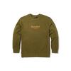 Timberland Sweatshirts Unisex Dark Olive Green Crew Neck Moderate A6K5D-302