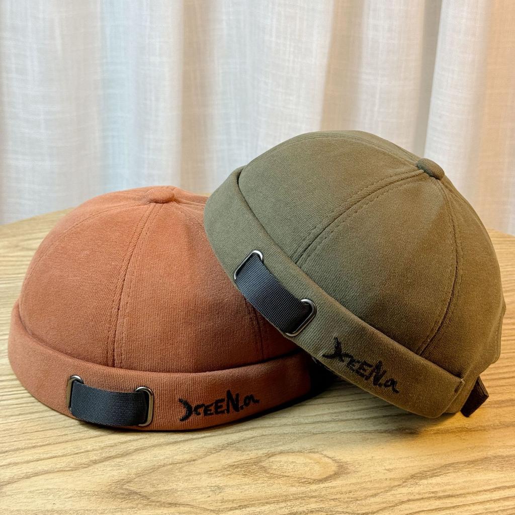 Personalisierte randlose Kurzschnitt-Schiffermütze Neue Retro Hip Hop Hooligan Yuppie-Mütze für Frauen