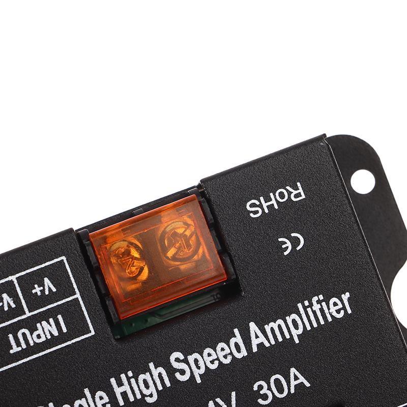 Led 30A/Ch 360W Dc5-24V Ip20 Single Color High Speed Alplifier Led Single Color Amplifier Repeater For Light Strip