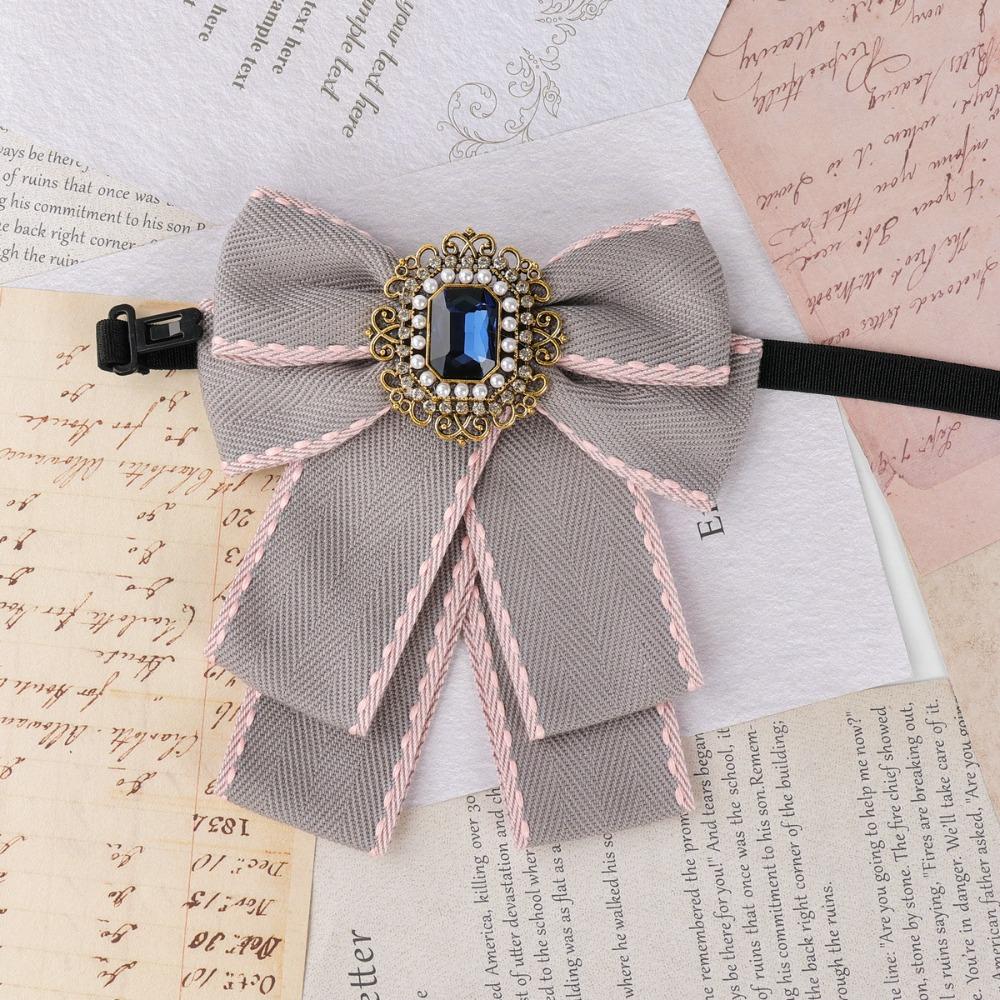 British Style Rhinestone Collar Flower Blue Crystal Men s Suit Accessory Business Style 18