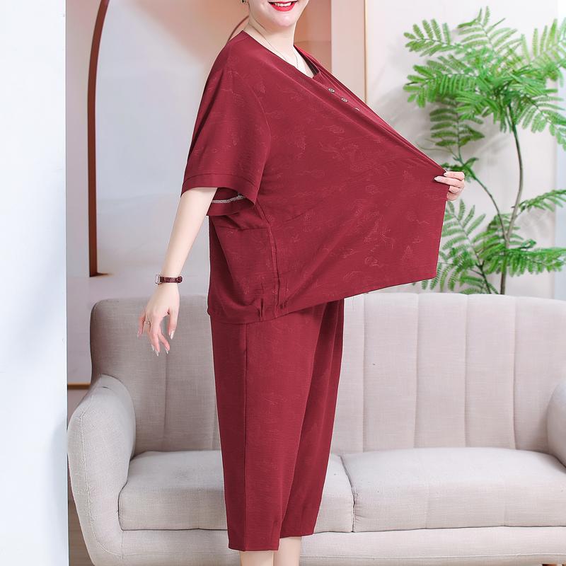 Plus Größe 3XL-7XL Sommer frauen Anzug Übergröße Casual Elegante Kurzarm Lose Hose Sets Sommer Kleidung Hohe Qualität