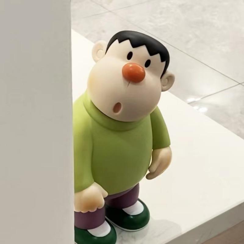 Cute Doll Tabletop Ornaments Home Decor Bedroom Living Room Atmosphere Decorative Crafts Head Movable Direction Fun And