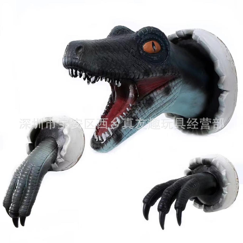 Halloween Dinosaurier Maske mit beweglichem Mund Weihnachten Niedliche Tier Tyrannosaurus Rex Dinosaurier Maske