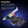 Xsdjasd PCIe Sound Card 5.1, High Sound Performance PC Sound Card PCI Express Surround Card with 8738 Chip and 3D Stereo Audio