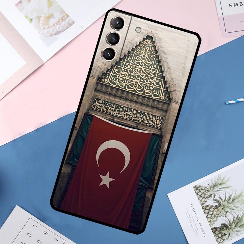 

Турция Турецкий флаг Чехол для Samsung Galaxy S25 Ultra S24 S23 S22 S21 Ultra S9 S10 Plus S23 FE S25 FE Задняя крышка Galaxy S25 Plus