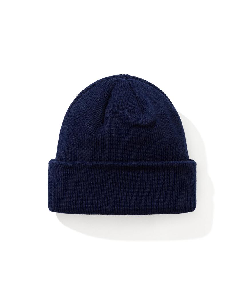 Bieseulaebis Basic Point Label Beanie Navy