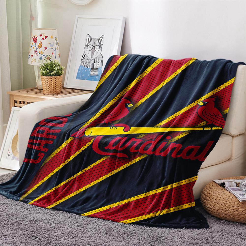1Pc Arizona Cardinals Print Flannel Blanket, High quality Comfortable for All Seasons, Home Decor, Warmth and Comfort, Perfect for Gifts