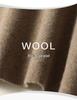 2025 Autumn/Winter Pure Wool Plus Size Round Neck Knitwear - Mid-Length Long Sleeve, Simple Style