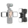 For DJI Osmo Pocket 3 Desiontal Portable Magnetic Fill Light, PM02 Dual Light (Black)