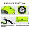 Lightweight Camping Compass For Hiking Precise Portable Orienteering Compass Multifunctional Educational Aid Navigation Tool