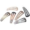 6pcs Unique Shape French Hair Clip with 3 Internal Teeth Designs For Women’s Vintage Hairstyles And Daily Fashion Needs