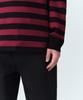 MUSINSA STANDARD Bold Stripe Long Sleeve T-Shirt [Black/Red]