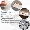 20pcs Clear Tag Pockets Plastic Index Card Pockets Label Bag Label Holders  Storage Organize
