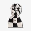 Fred Perry Checkerboard Lambswool Scarf - Ecru Cfpu2438155-560