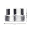 2Pcs Sink Faucet Adapter 22mm to 16mm Tap Aerator Connector Water Hoses Adapter