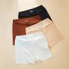 Women's High-waisted Safety Shorts Anti-exposure Ice Silk Seamless Base Layer Plain Color Underwear