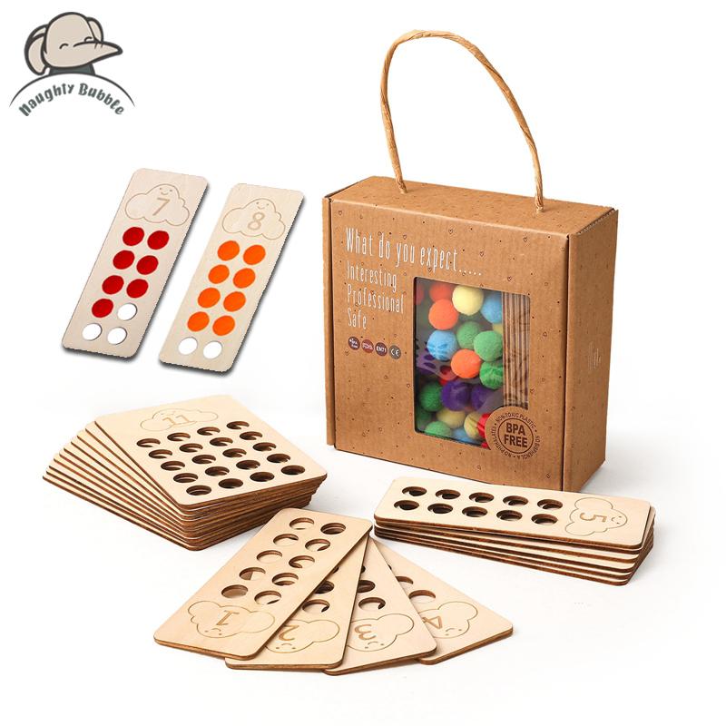 

Монтессори Номер Доска Игрушка для детей Цветной зажим Бусины Развивающие игрушки Родитель-ребенок Математические игры Деревянные игрушки Рождественский подарок