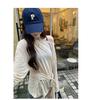 Korean Style Tie-Waist Long-Sleeved Off-Shoulder T-Shirt for Women - Autumn Edition