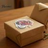 Rose Pattern Stickers 50Pcs Flower Bouquet Decorative Stickers, DIY Scrapbooking Journaling Floral Adhesive Decals Decals, for Water Bottles