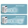 Portable Water Cooled Air Cooler Fan Mini Desk Air Conditioner USB Rechargeable Spray Humidifier Misting Fan With Ice Box