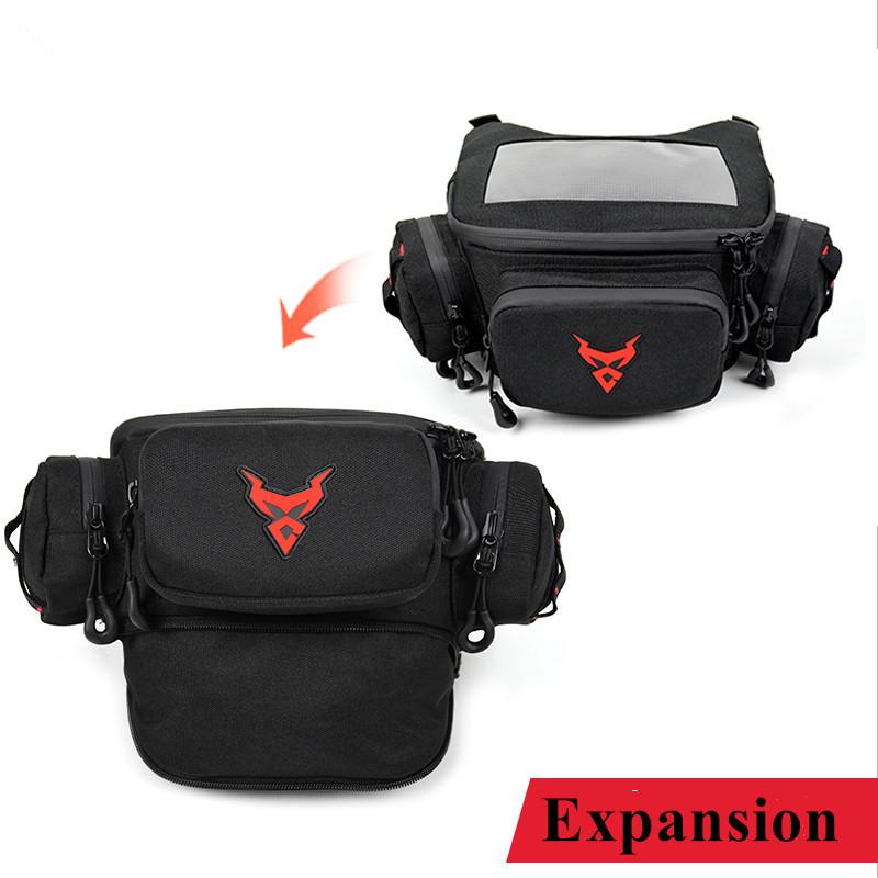Touch Screen Motorcycle Front Bag Waterproof Moto Waist Bag Large Capacity Scooter Motorbike Pedal Moto Storage Bag Mobile Phone