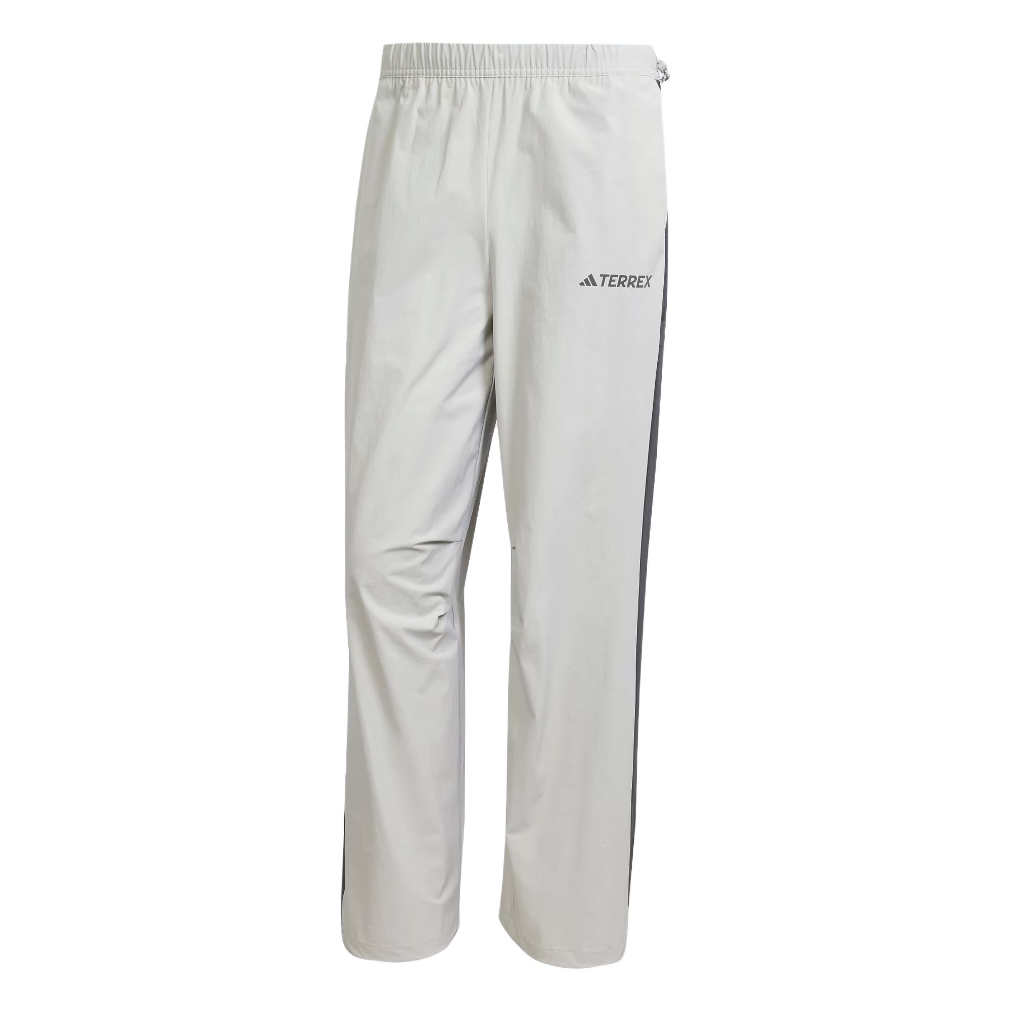 adidas Terrex Men s 3-Stripes Woven Outdoor Pants Light Grey JW4818 L