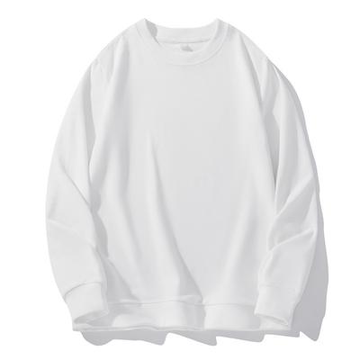 German Velvet Sweatshirt for Men Round Neck Plus Velvet Warm Base Shirt Thick Simple Long Sleeve Warm T-shirt