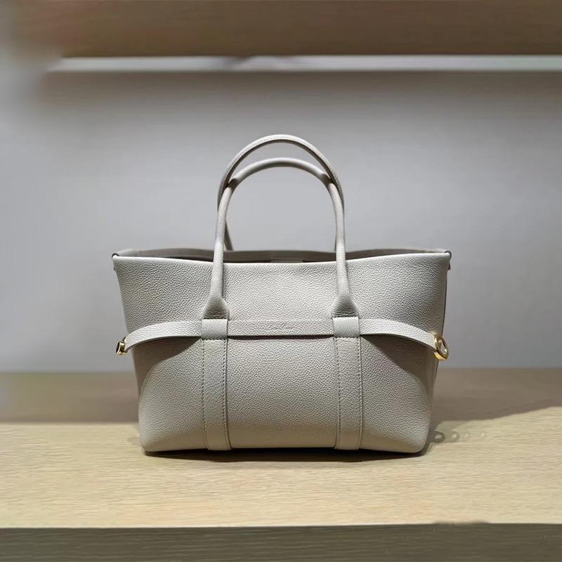 Niche Vegetable Basket Bag Handbag Women's Bucket Bag New Shoulder Small Crossbody Cowhide Tote Bag