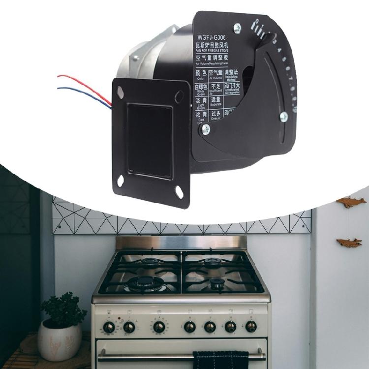 Metal Gas Oven Fan Blower Power Fan Motor Blower Motor Efficient Baking Fan Oven Maintenance Accessories Metal Texture