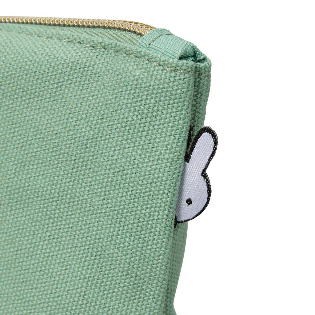Embroidered Canvas Mini Travel Miffy Mint Miffy Face [Sifre] Pouch, Pouch, Pouch, B312.
