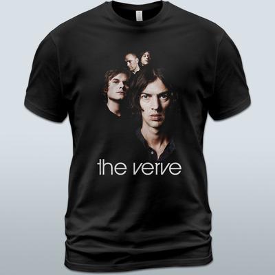 Βαμβακερό T-Shirt Το Άλμπουμ The Verve T-Shirt Richard Ashcroft Nick McCabe Simon Jones Unisex T-Shirt