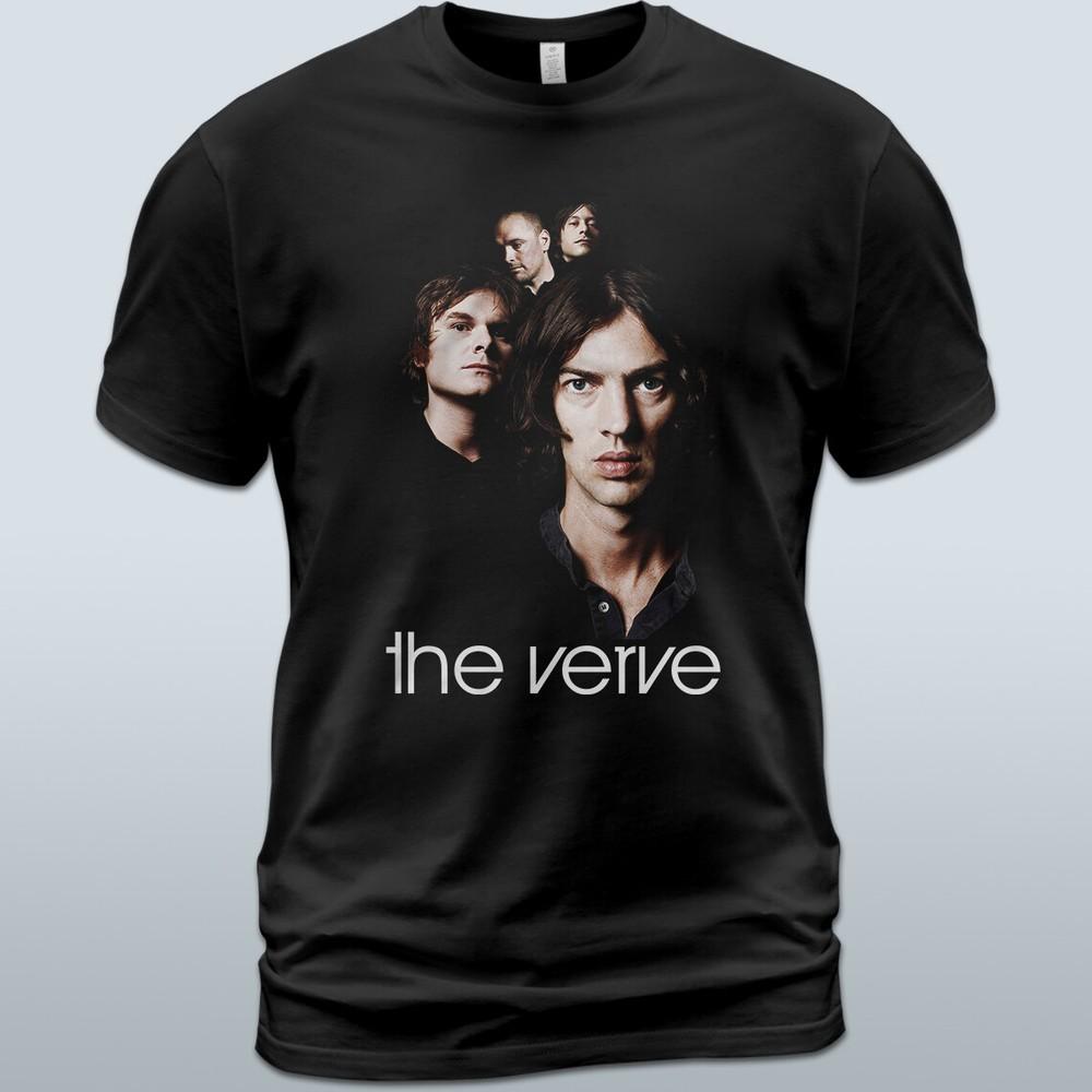 Cotton T-Shirt The Verve Album Tee Richard Ashcroft Nick McCabe Simon Jones Unisex T-Shirt XXXXL