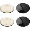 4Pcs Wheel Center Caps for 2013-18 Dodge Ram 2500 3500 Wheel Rim 97mm(3.81in) Black Hub Cap, Replacement 5RK12RXFAA 04726280AA Wheel Cover