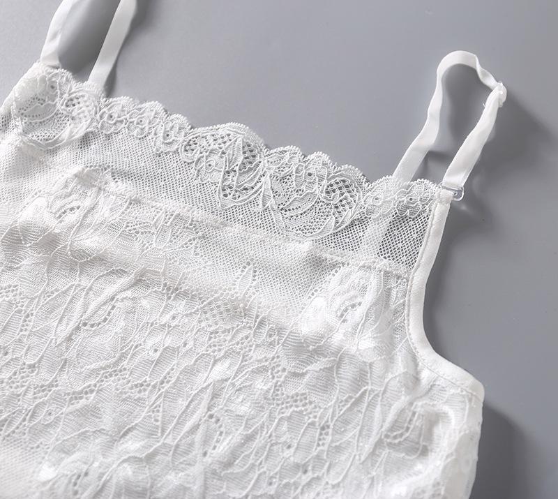 Summer Breathable Mulberry Silk Lace Camisole Versatile Tank Top