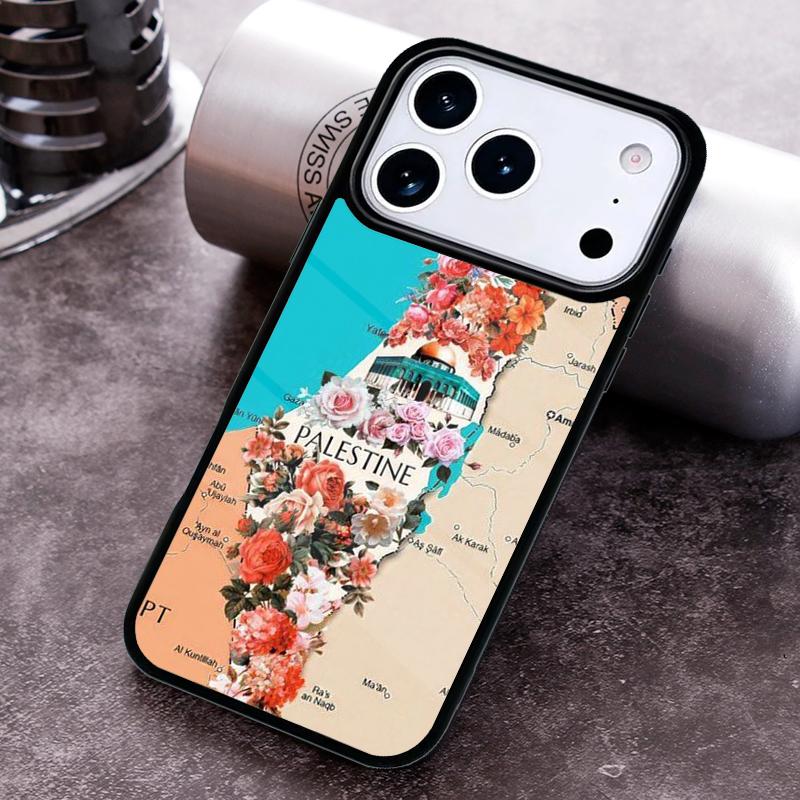 P=alestine Flag Protective Phone Case for iPhone 17 16 15 Pro Max Air 14 13 12 11 Plus Shockproof Capa Cover