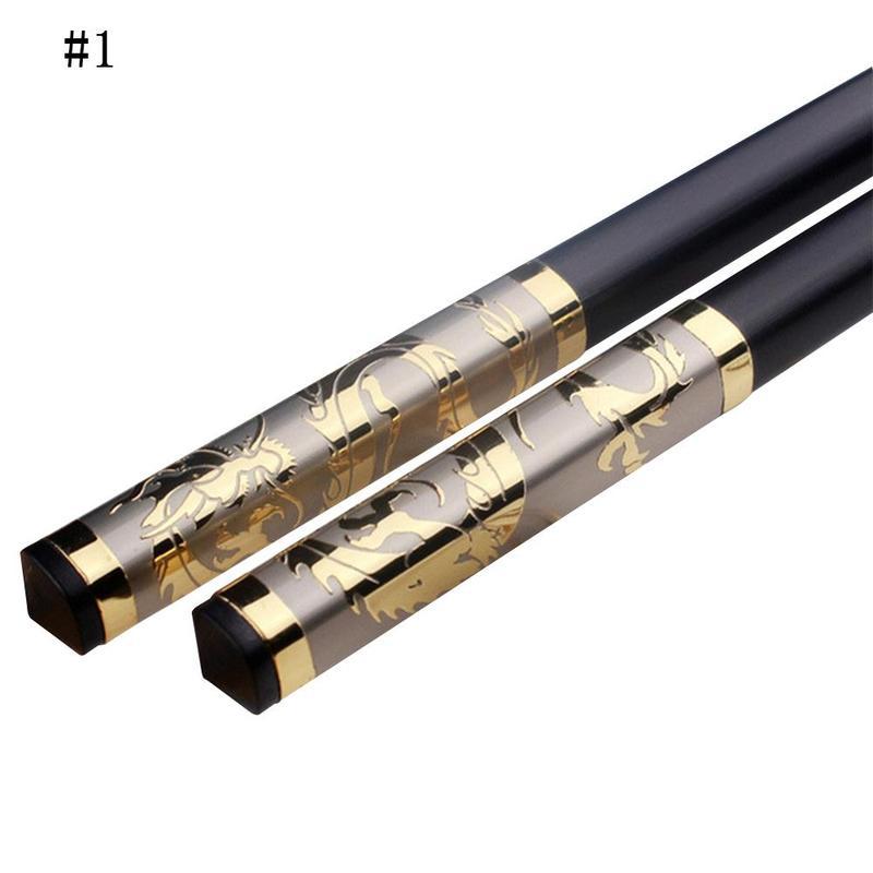 

1 Pair Black Chopsticks Chinese Gold Dragon Style Chopsticks Flatware For Gift Chop Sushi Set Sticks Alloy M4P6 золотой