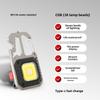 Versatile Keychain Mini Flashlight and Bottle Opener with Strong Magnetic Base
