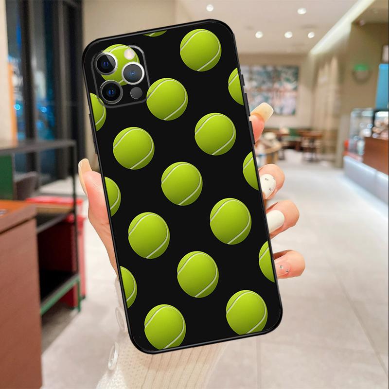 Tennis Balls Phone Case For iPhone 17 16 15 14 13 11 12 Pro Max mini 16 Plus 16e 17 Air Protective Cover