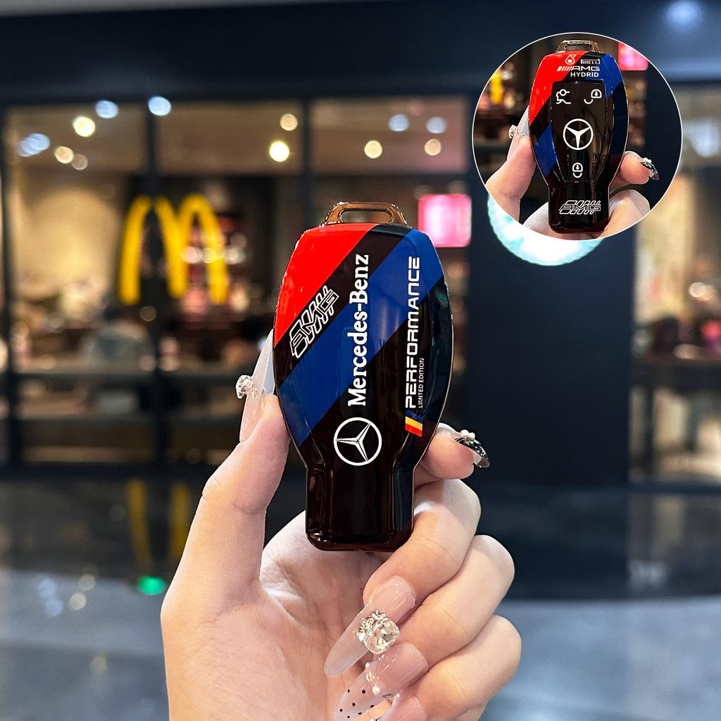 DDE2   New TPU Car Key Case Cover Shell Fob For Mercedes Benz A C E S Class W204 W205 W212 W213 W176 W177 GLC CLA AMG Auto Accessories