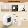 LED Remote Control Three Color Induction Night Light USB Rechargeable Kitchen Closet Stairs Showroom Combination Magnetic Cabinet Light