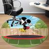 1pc mickey mouse Chair Carpet for Office Non Slip, Lightweight, Machine Washable Rug for Office Holiday Decor