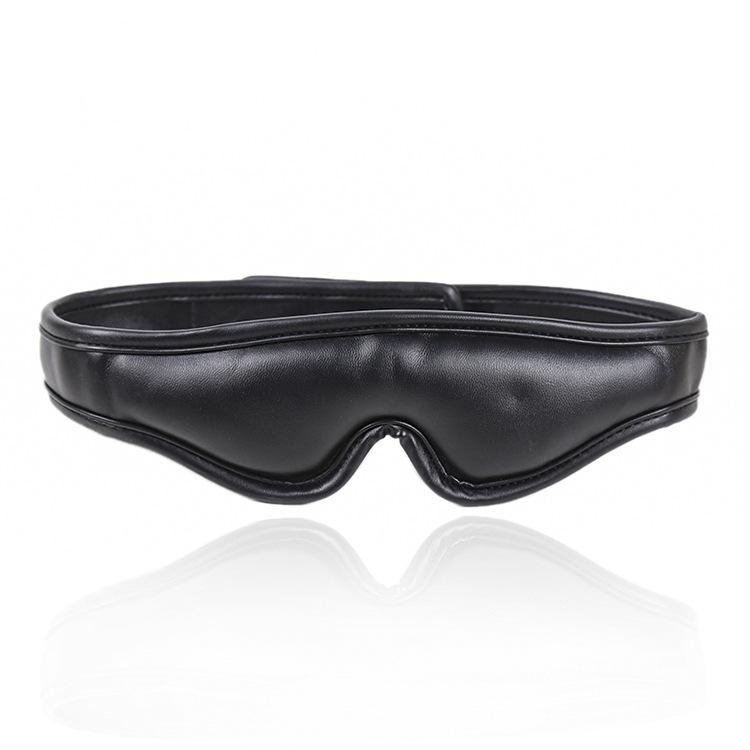Black Sponge Eye Mask Foreign Trade Hot Sex Game Props Black Red Sleep Mask Adult Supplies Sex Toys for Man Woman Sex