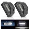Universal 6 LED License Plate Light 12V 24V White Rear Driving Light Side Marker Lamp For Car Motorcycle Truck Trailer Lorry Van