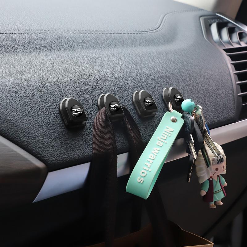 Car b333 Invisible Multifunctional Hook For Dacia Logan Sandero Duster Lodgy Spring Jogger Dokker Stepway Bigster 333b