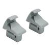 2Pcs Sun Visor Holder Clip Grey MR654343 For Mitsubishi Lancer Outlander Sport ASX