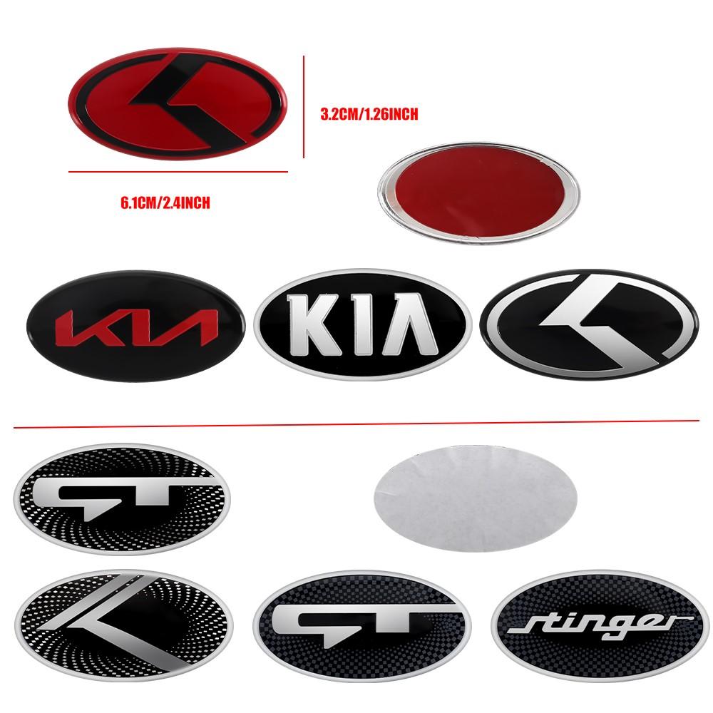 3D Car Logo Steering Wheel Center Emblem Sticker For KIA GT K5 Sportage Ceed Sorento Cerato Rio Soul KN Stinger Proceed Picanto BK7