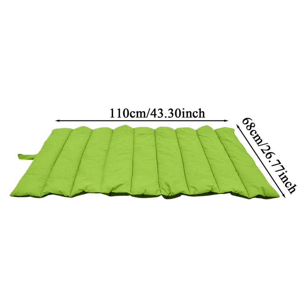 Foldable Dog Bed Double Sided Camping Dog Pet Mat Comfortable Portable Anti Slip Mattress Cushion Pet Blanket For Backpacking